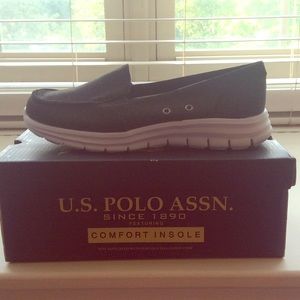 U.S. Polo Assn - Black, Mindie Slip On Flats